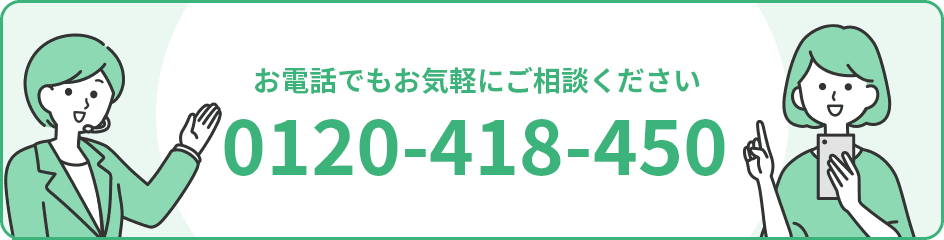 トライトワーカーデンタルのお問い合わせ電話番号 0120-418-450