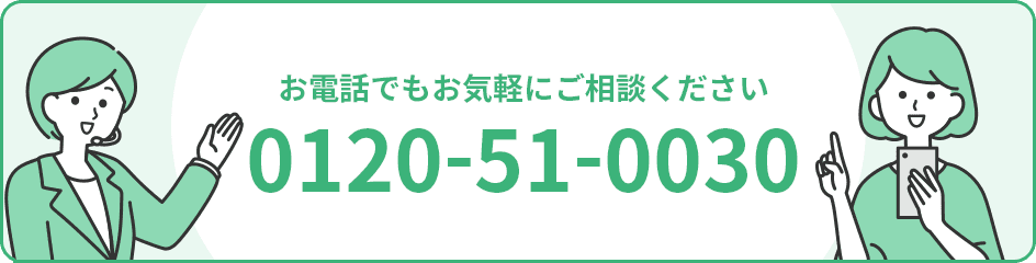 トライトワーカー介護のお問い合わせ電話番号 0120-51-0030